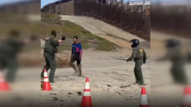 Meksika’dan yüzerek ABD’ye geçen 2 kişi yakalandı